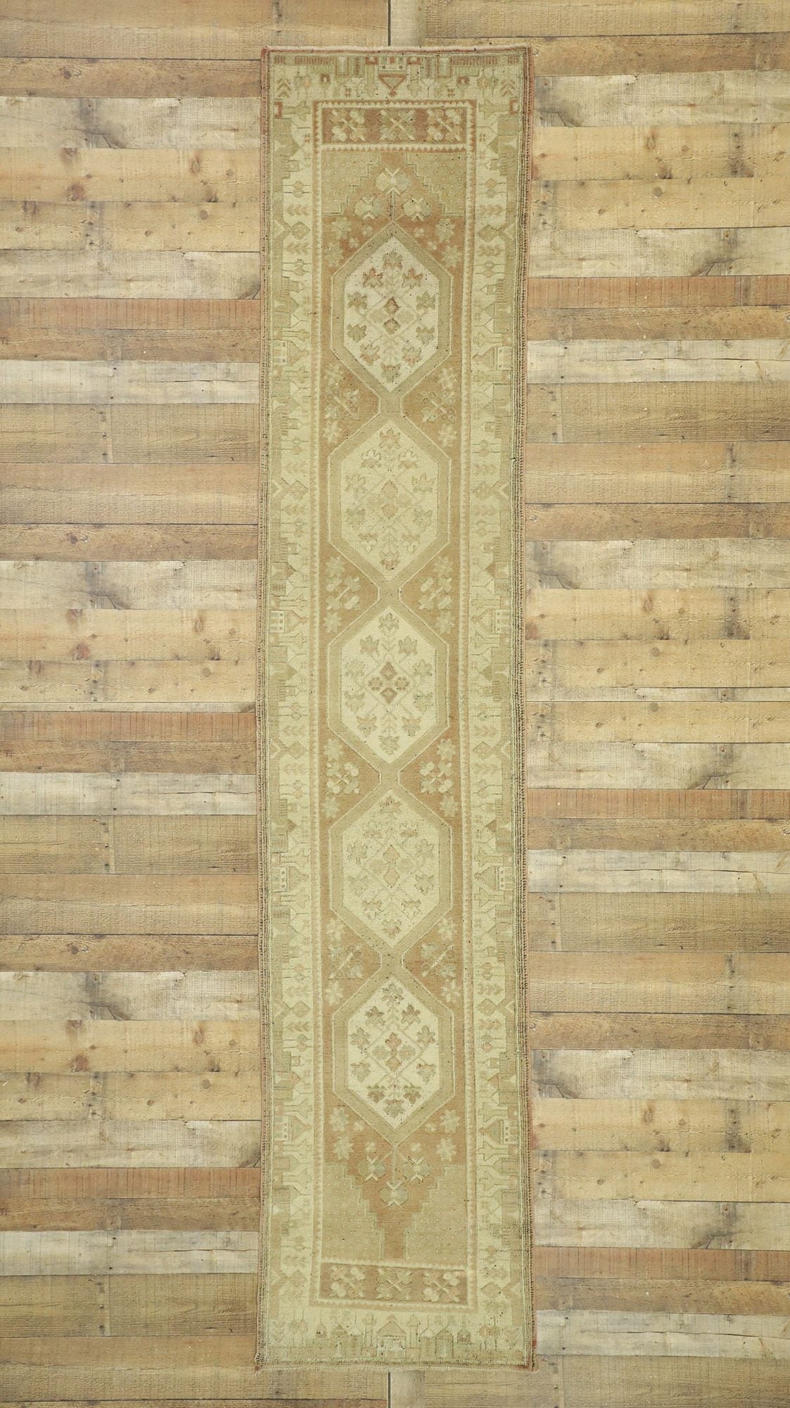 2 x 12 Vintage Oushak Runner 50641