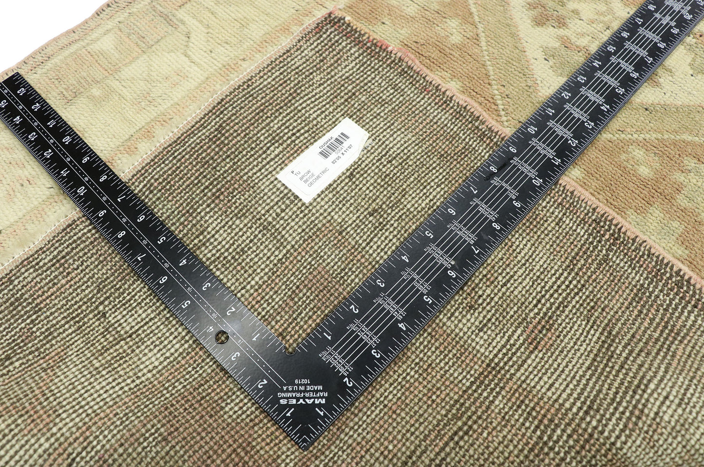 2 x 12 Vintage Oushak Runner 50641