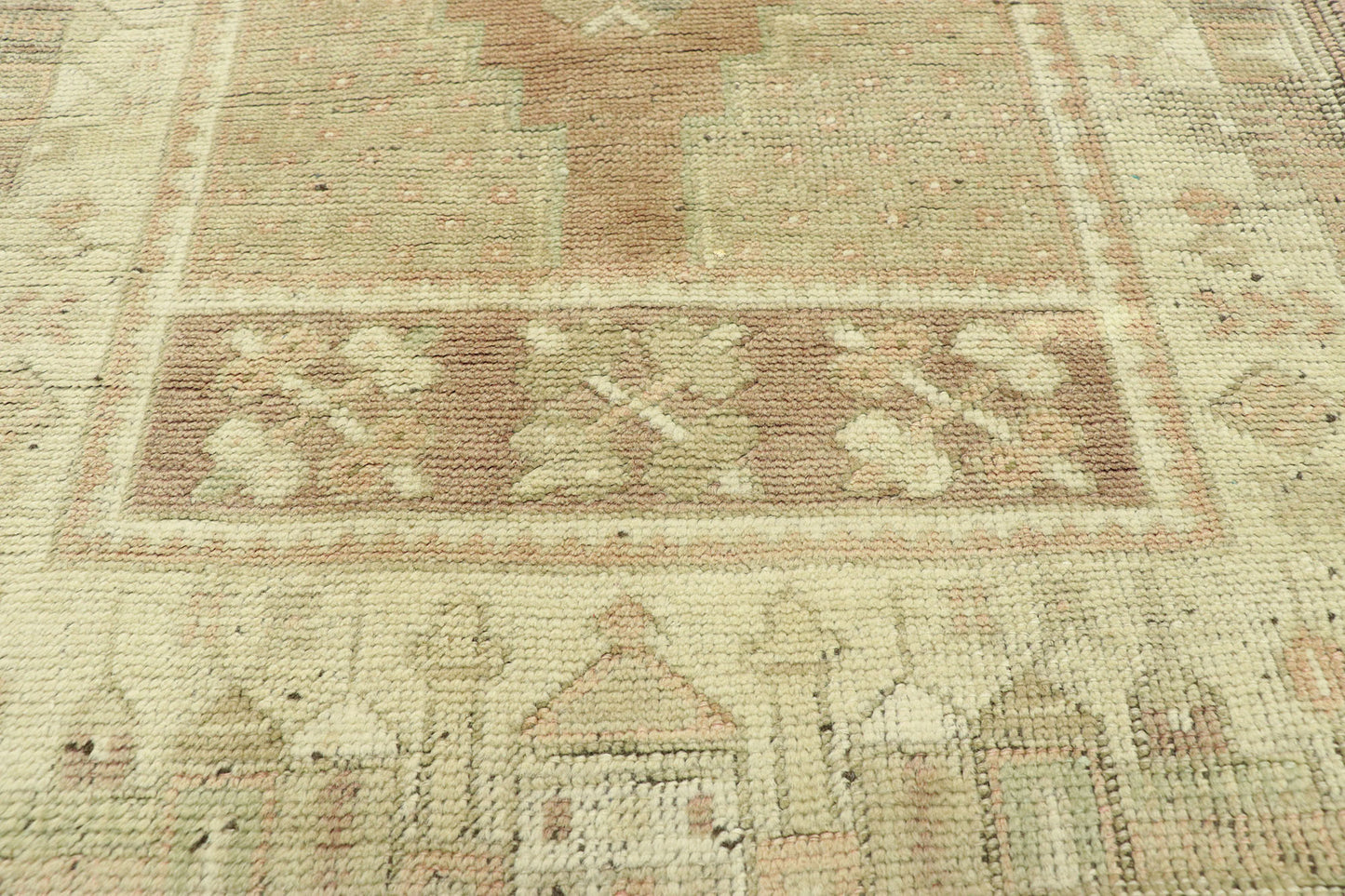2 x 12 Vintage Oushak Runner 50641