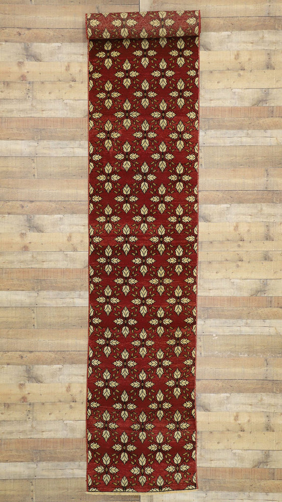 3 x 22 Vintage Red Turkish Oushak Rug 50658