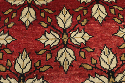 3 x 22 Vintage Red Turkish Oushak Rug 50658