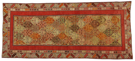 4 x 9 Antique Oushak Rug 50668
