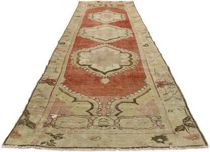 3 x 12 Vintage Turkish Oushak Runner 50670