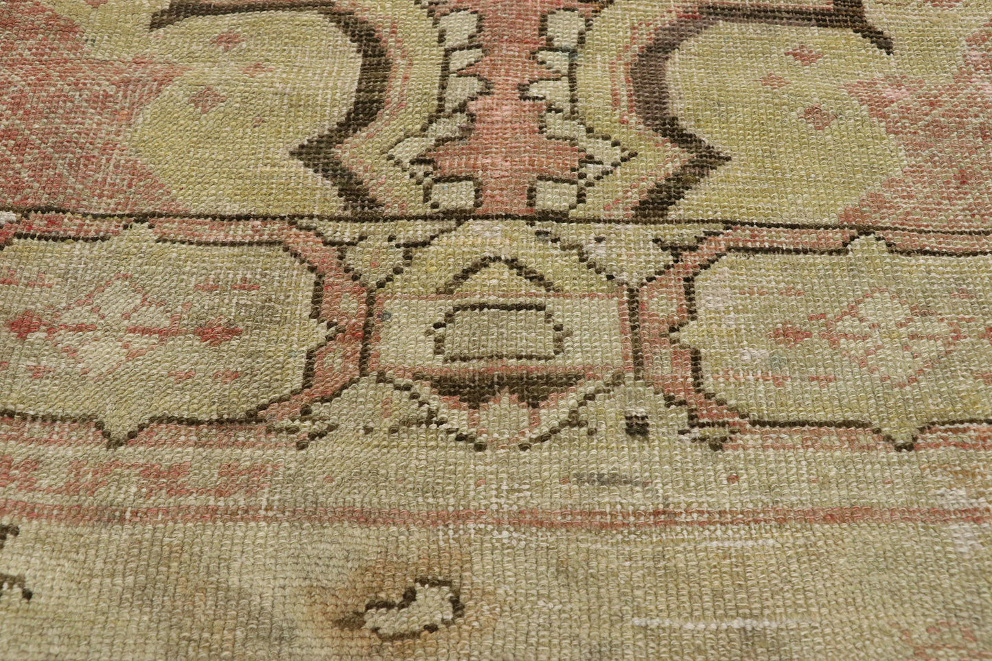 3 x 12 Vintage Turkish Oushak Runner 50670