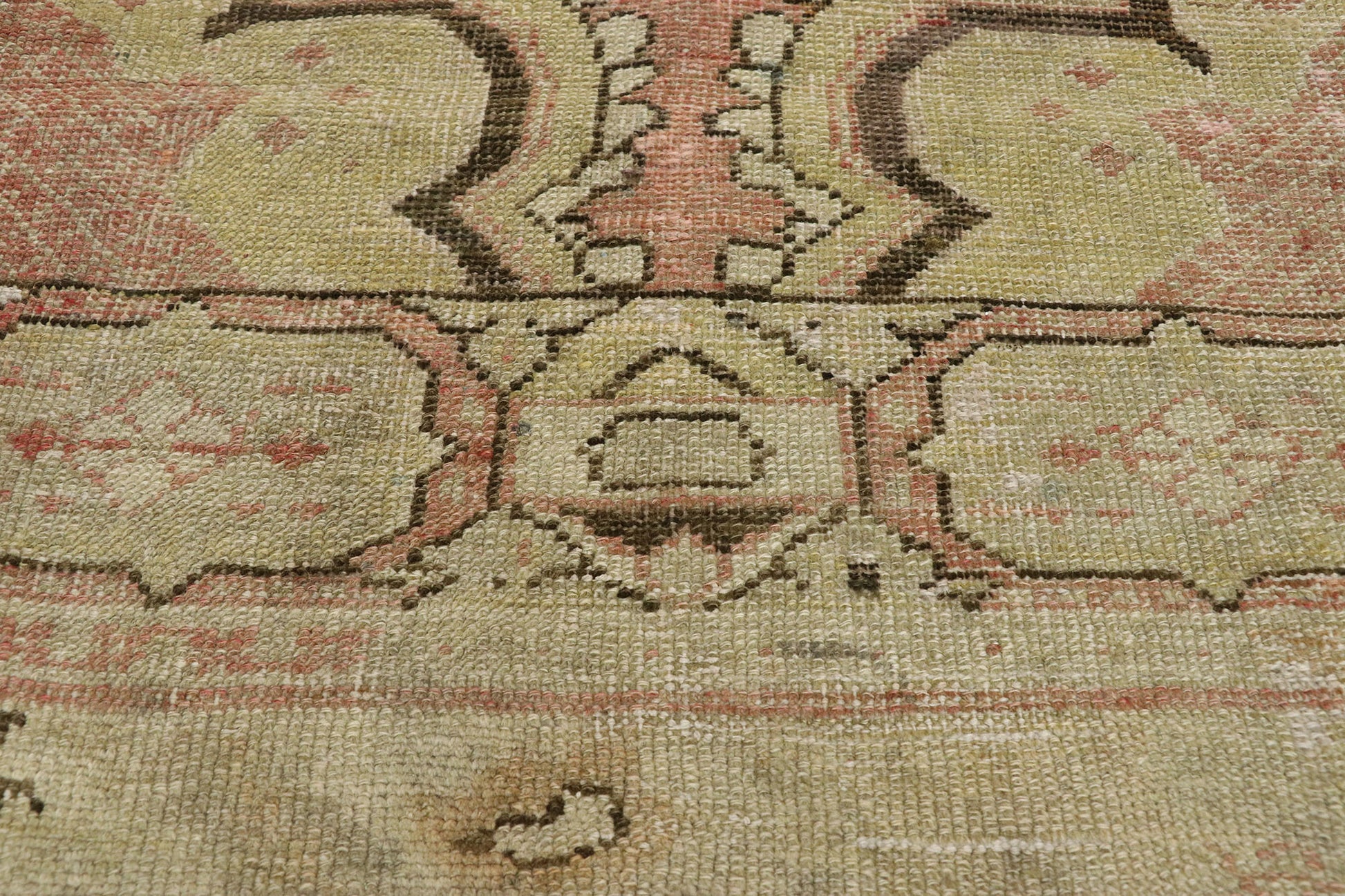 3 x 12 Vintage Turkish Oushak Runner 50670