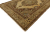 4 x 5 Distressed Antique Persian Tabriz Rug 50671
