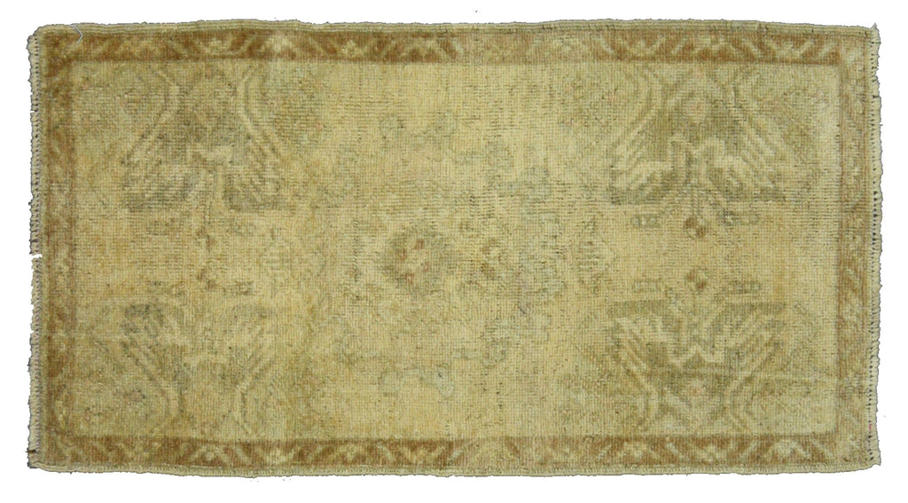 2 x 3 Vintage Turkish Oushak Rug 50675