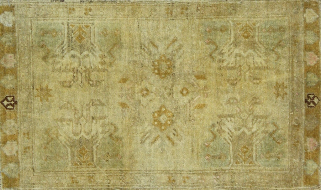 2 x 3 Vintage Oushak Rug 50688