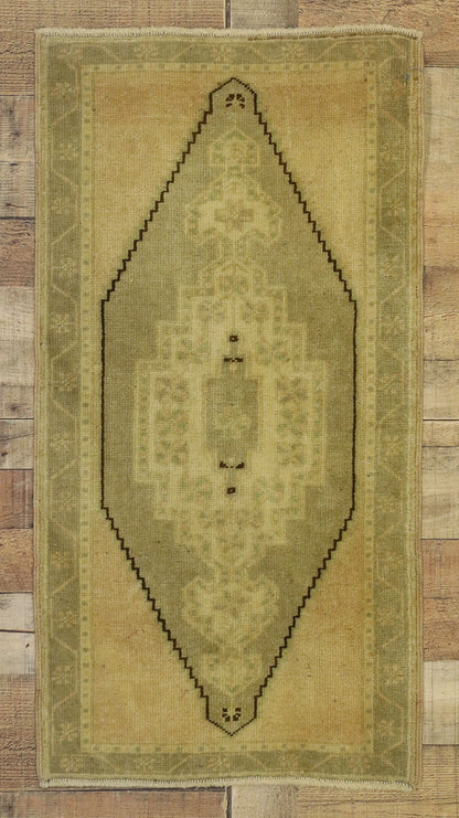 2 x 3 Vintage Turkish Yastik Rug 50698