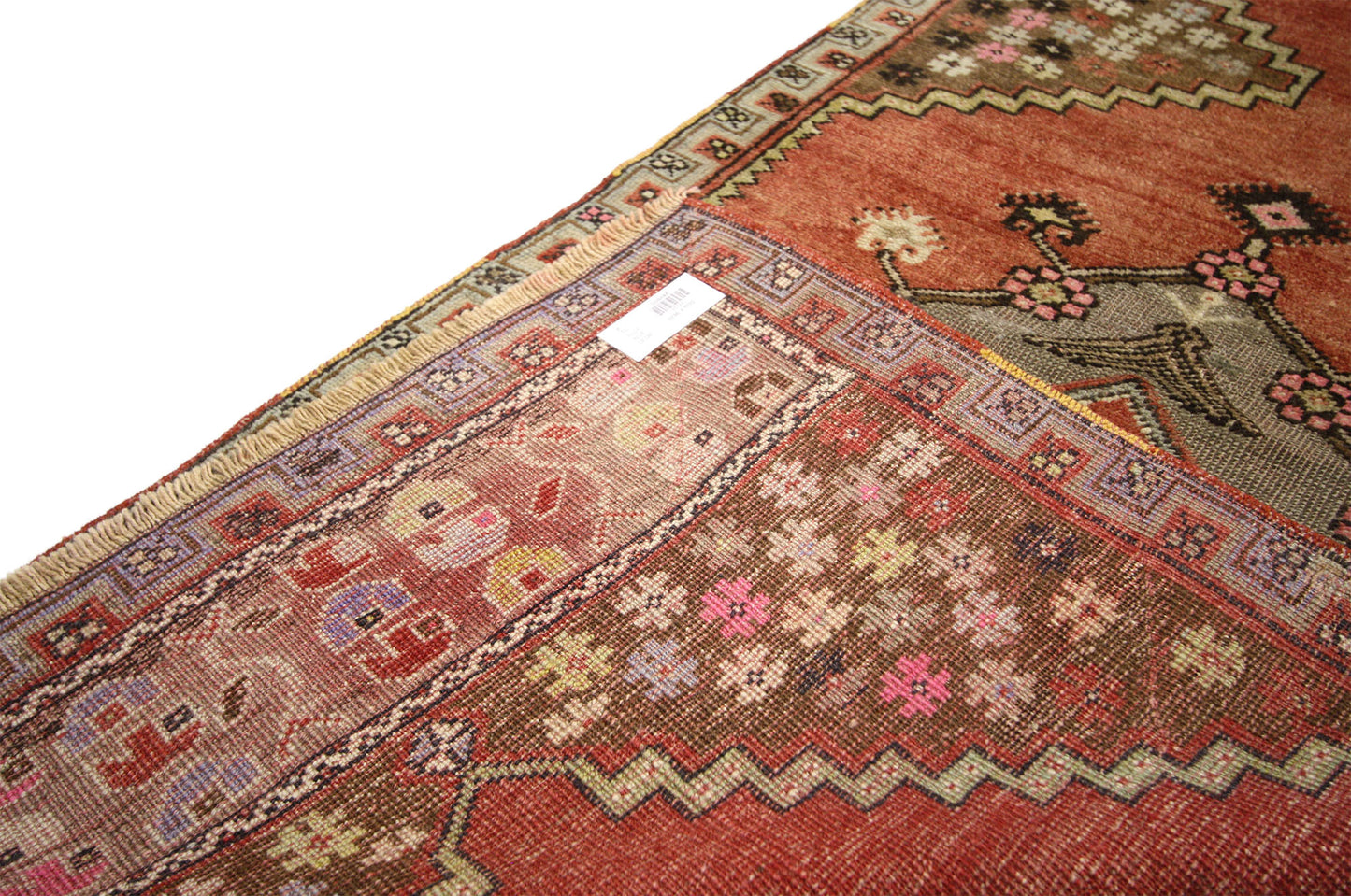 2 x 10 Antique Oushak Rug 50724