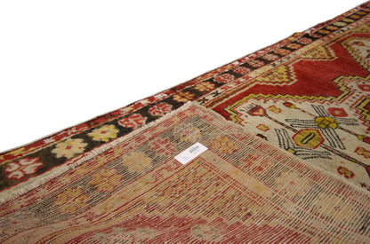 3 x 10 Vintage Red Turkish Oushak Rug 50727