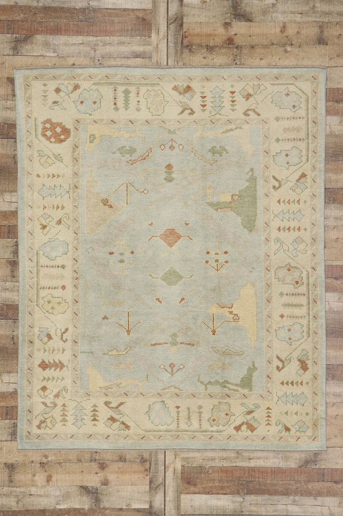 6 x 7 Turkish Oushak Rug 50736