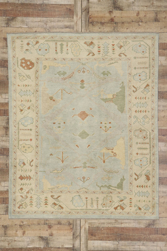 6 x 7 Turkish Oushak Rug 50736