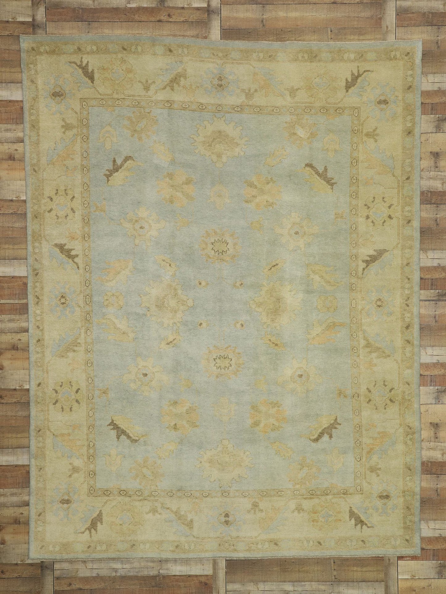 9 x 12 Modern Turkish Oushak Rug 50741