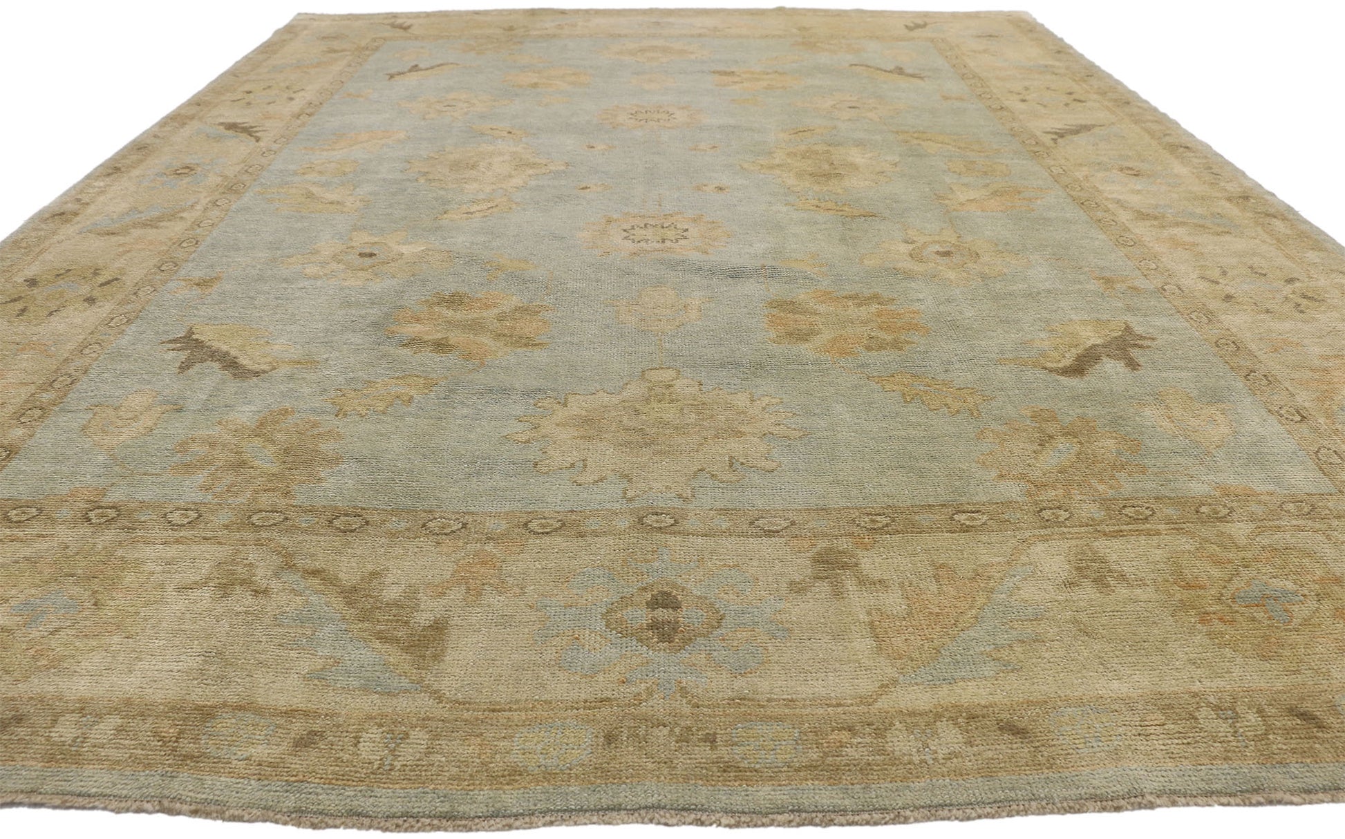 9 x 12 Modern Turkish Oushak Rug 50741