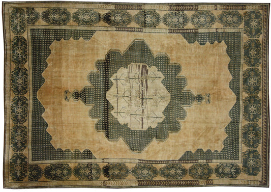9 x 13 Antique Oushak Rug 50747