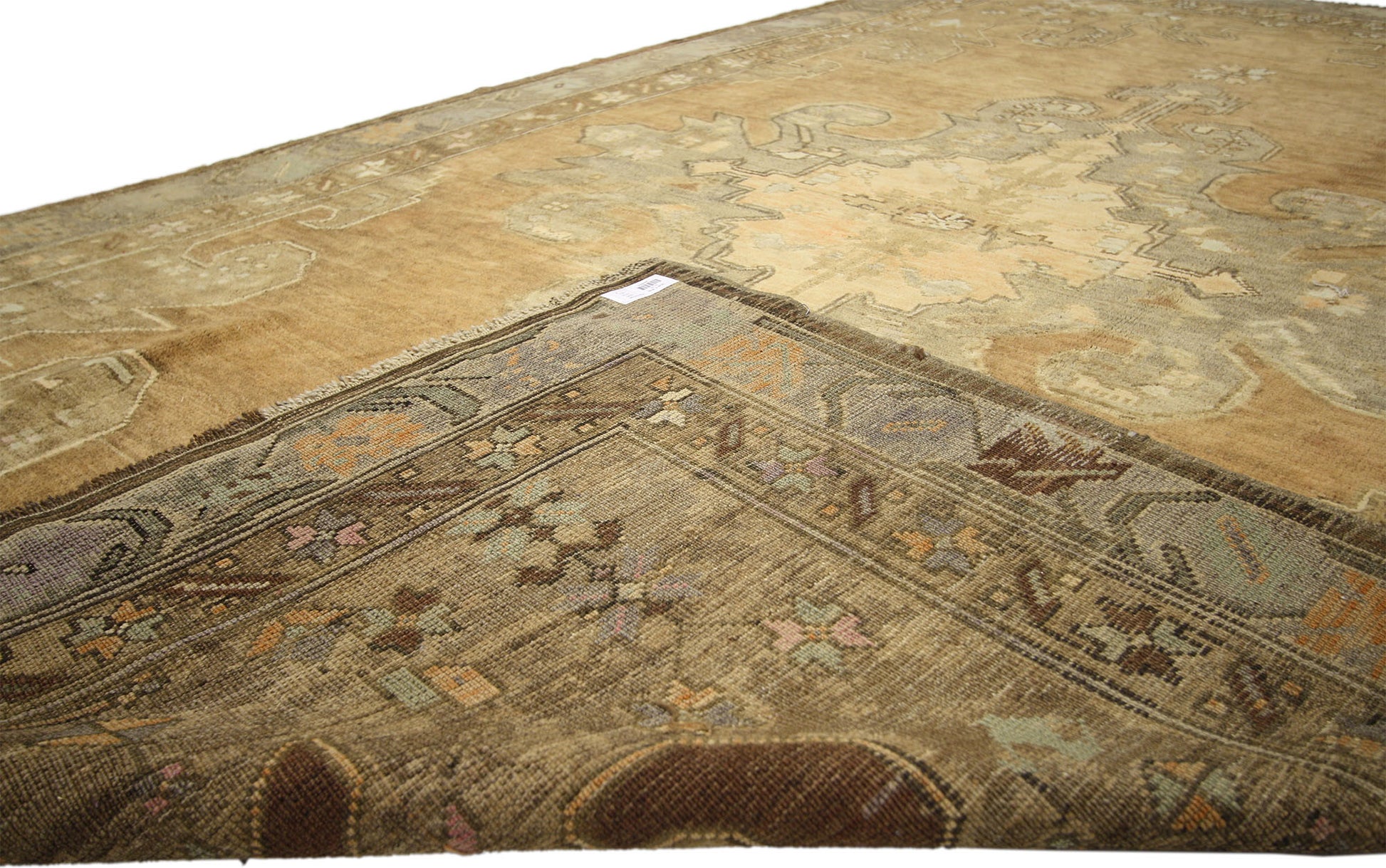 6 x 9 Vintage Oushak Rug 50759