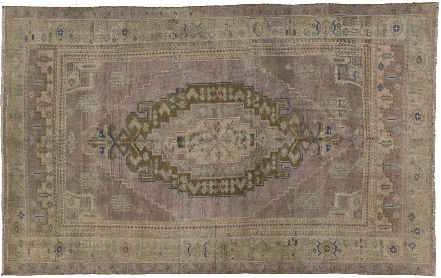 5 x 7 Vintage Oushak Rug 50762