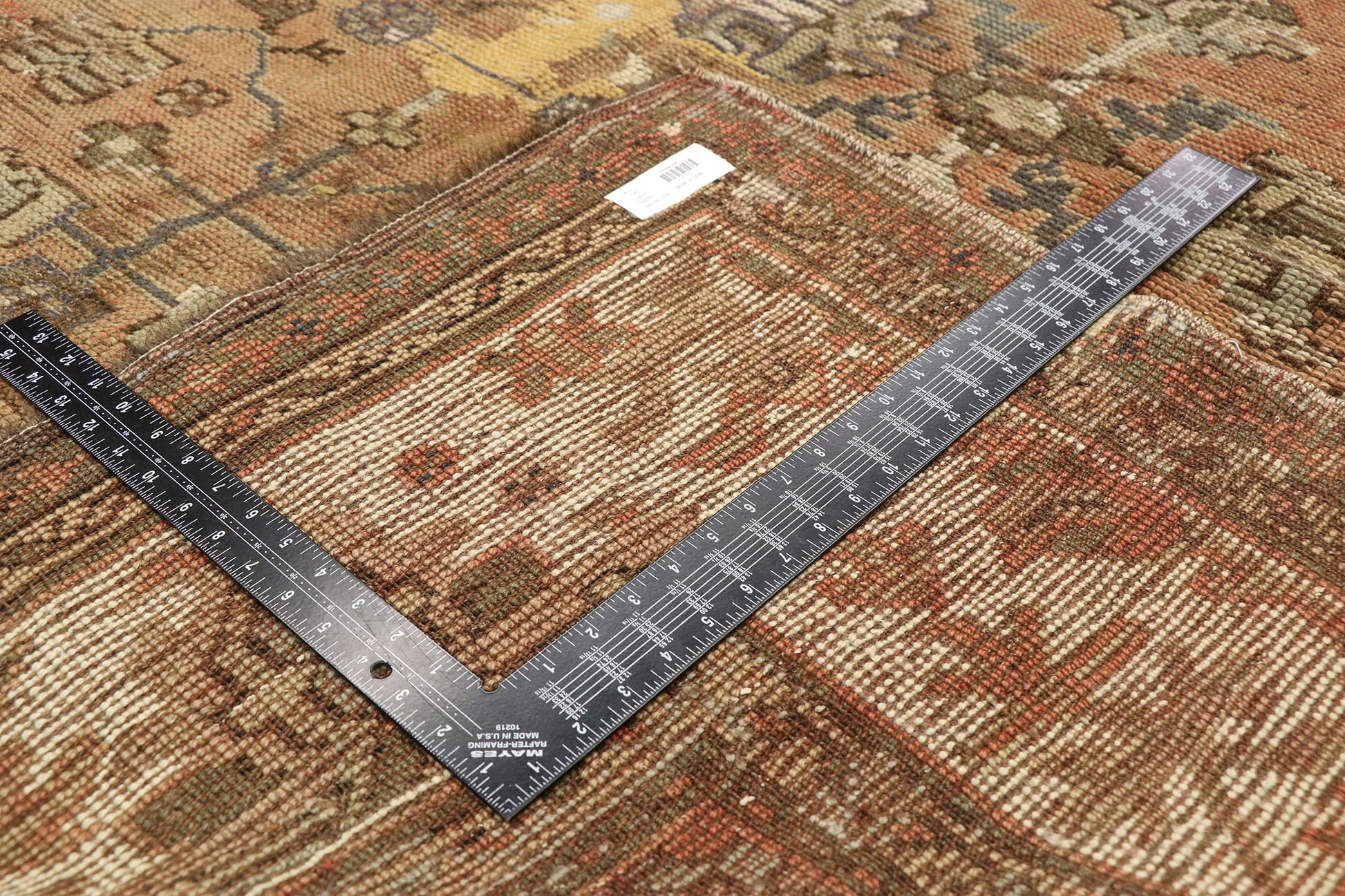 10 x 13 Antique Turkish Oushak Rug 50763