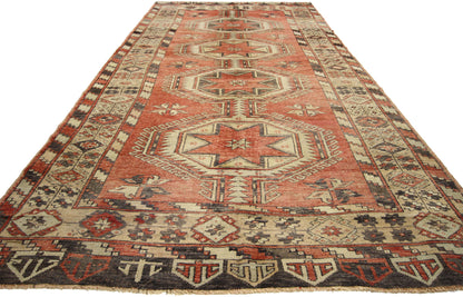 5 x 12 Vintage Turkish Oushak Rug 50766