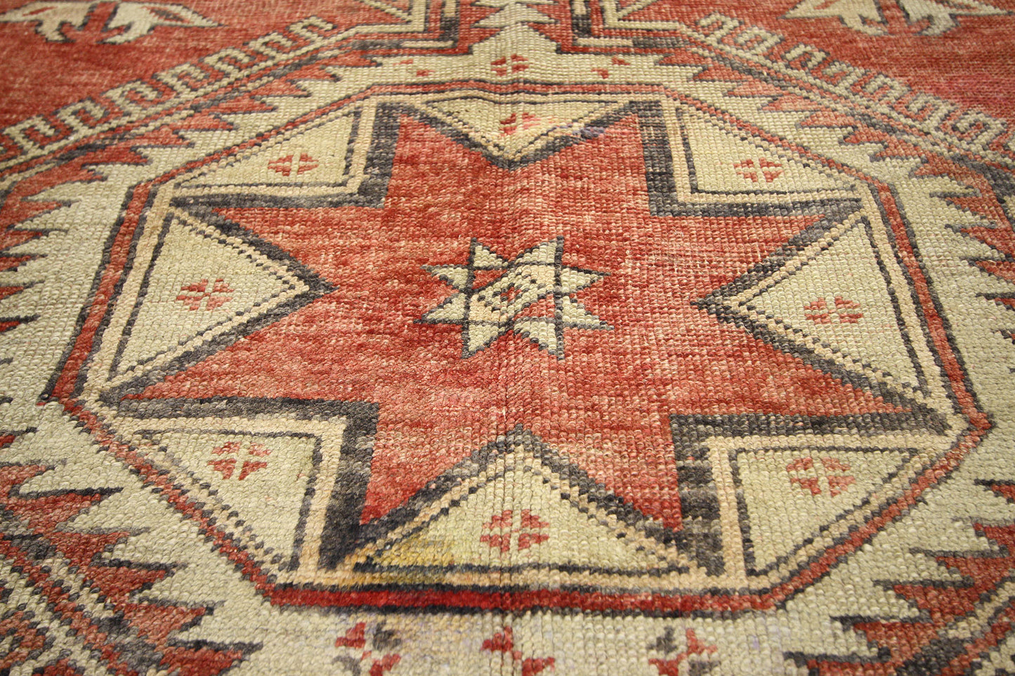 5 x 12 Vintage Turkish Oushak Rug 50766