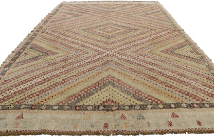 6 x 10 Vintage Turkish Kilim Rug 50769