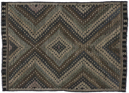 7 x 9 Vintage Kilim Rug 50772