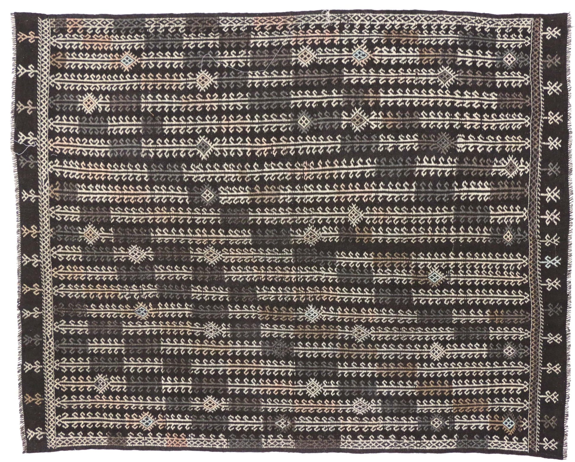 7 x 9 Vintage Turkish Kilim 50773