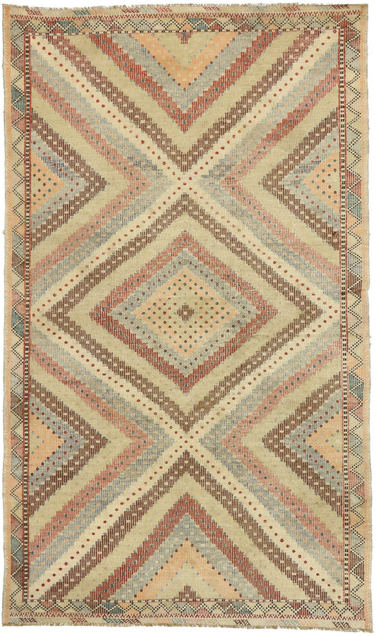 6 x 10 Vintage Turkish Kilim Rug 50774