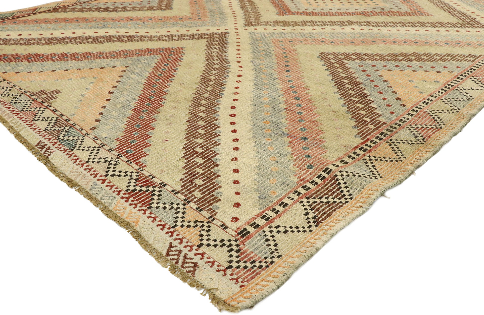 6 x 10 Vintage Turkish Kilim Rug 50774