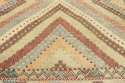 6 x 10 Vintage Turkish Kilim Rug 50774