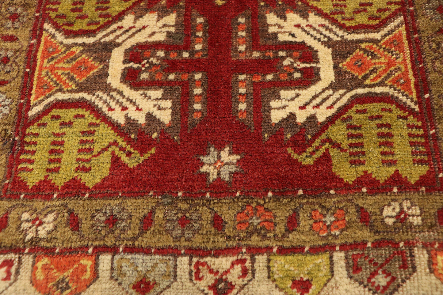 2 x 3 Vintage Turkish Yazdak Rug 50783