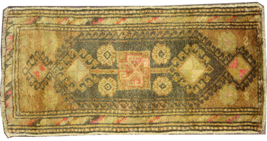 2 x 3 Vintage Yazdak Rug 50785