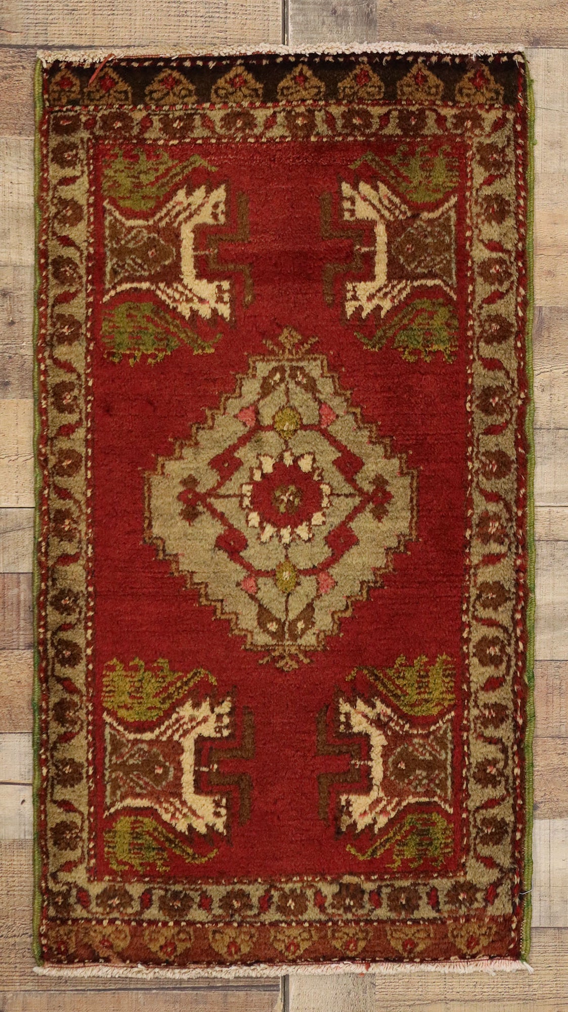 2 x 3 Vintage Yastik Rug 50787