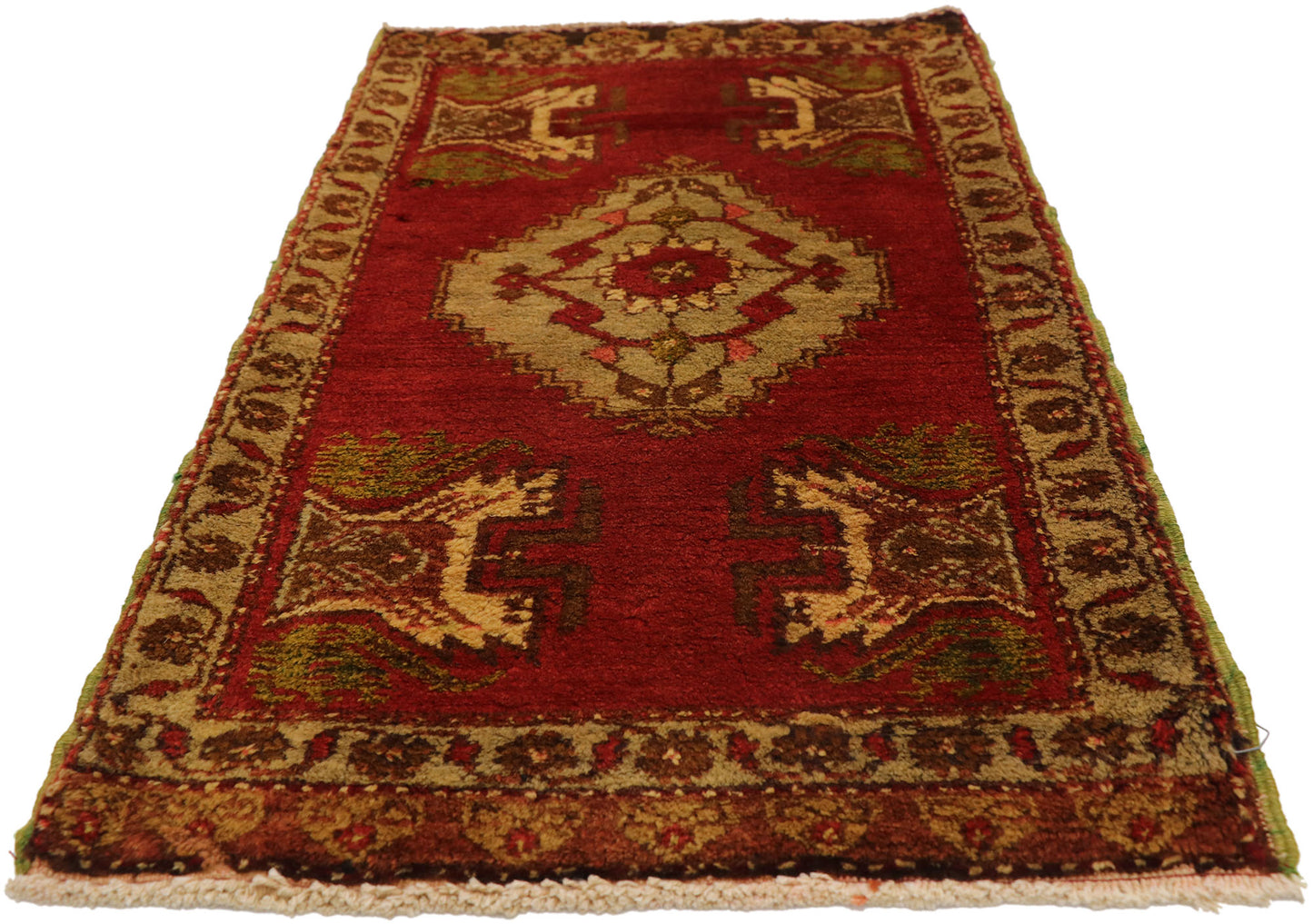 2 x 3 Vintage Yastik Rug 50787