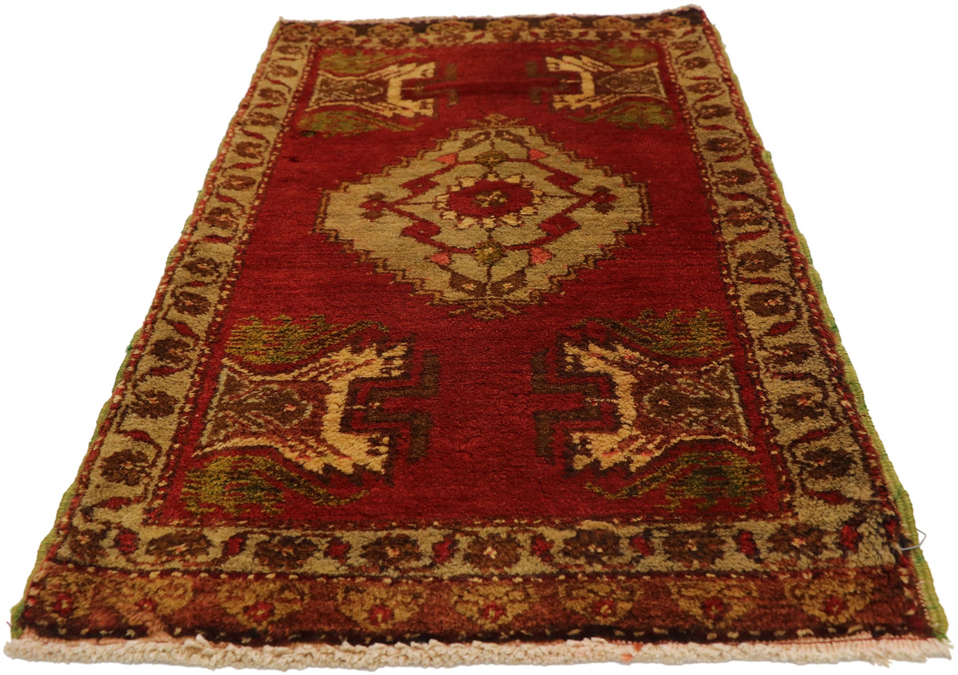 2 x 3 Vintage Yastik Rug 50787