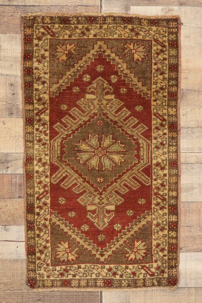 2 x 3 Vintage Turkish Yastik Rug 50797