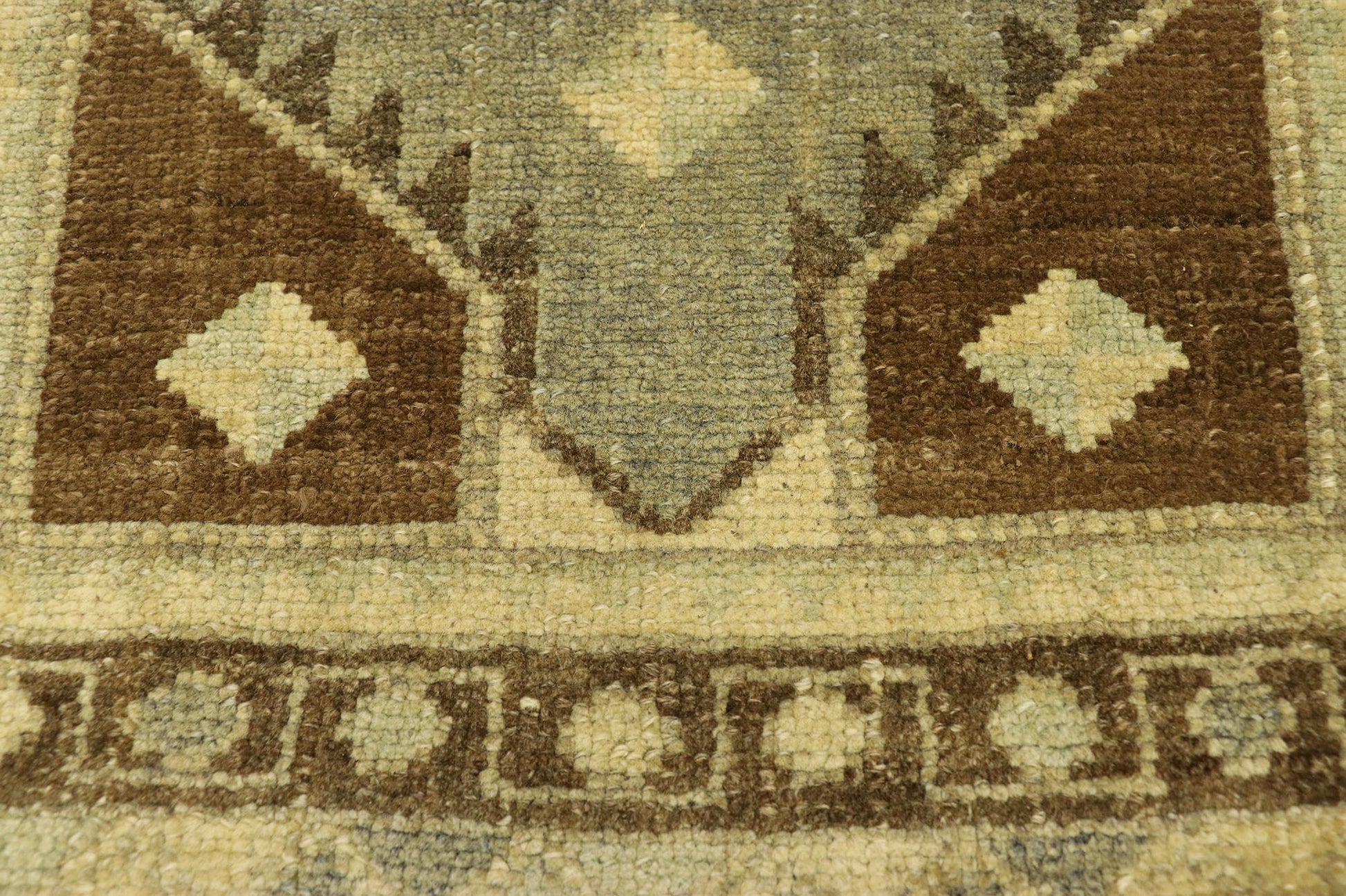 2 x 3 Vintage Turkish Oushak Rug 50798