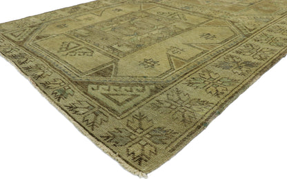 4 x 11 Vintage Turkish Oushak Rug 50828