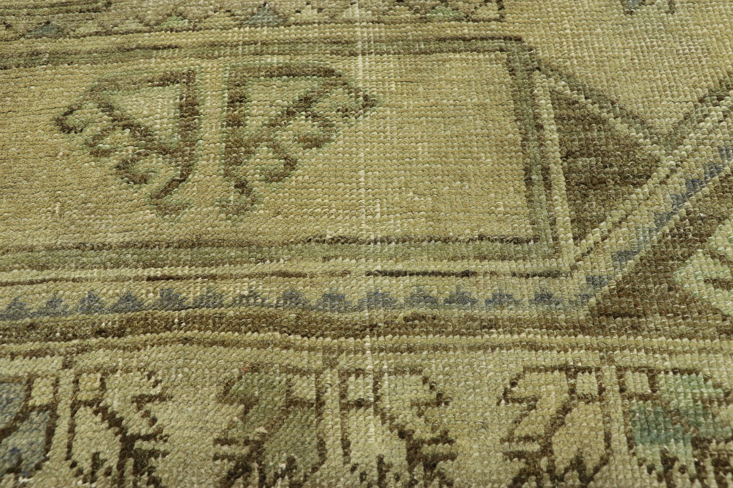 4 x 11 Vintage Turkish Oushak Rug 50828
