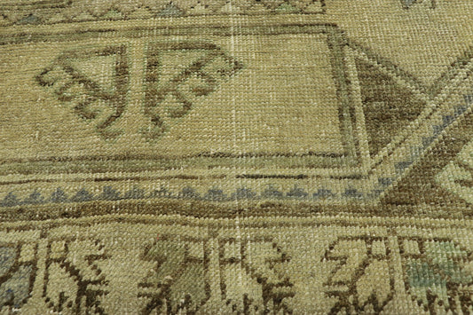 4 x 11 Vintage Turkish Oushak Rug 50828