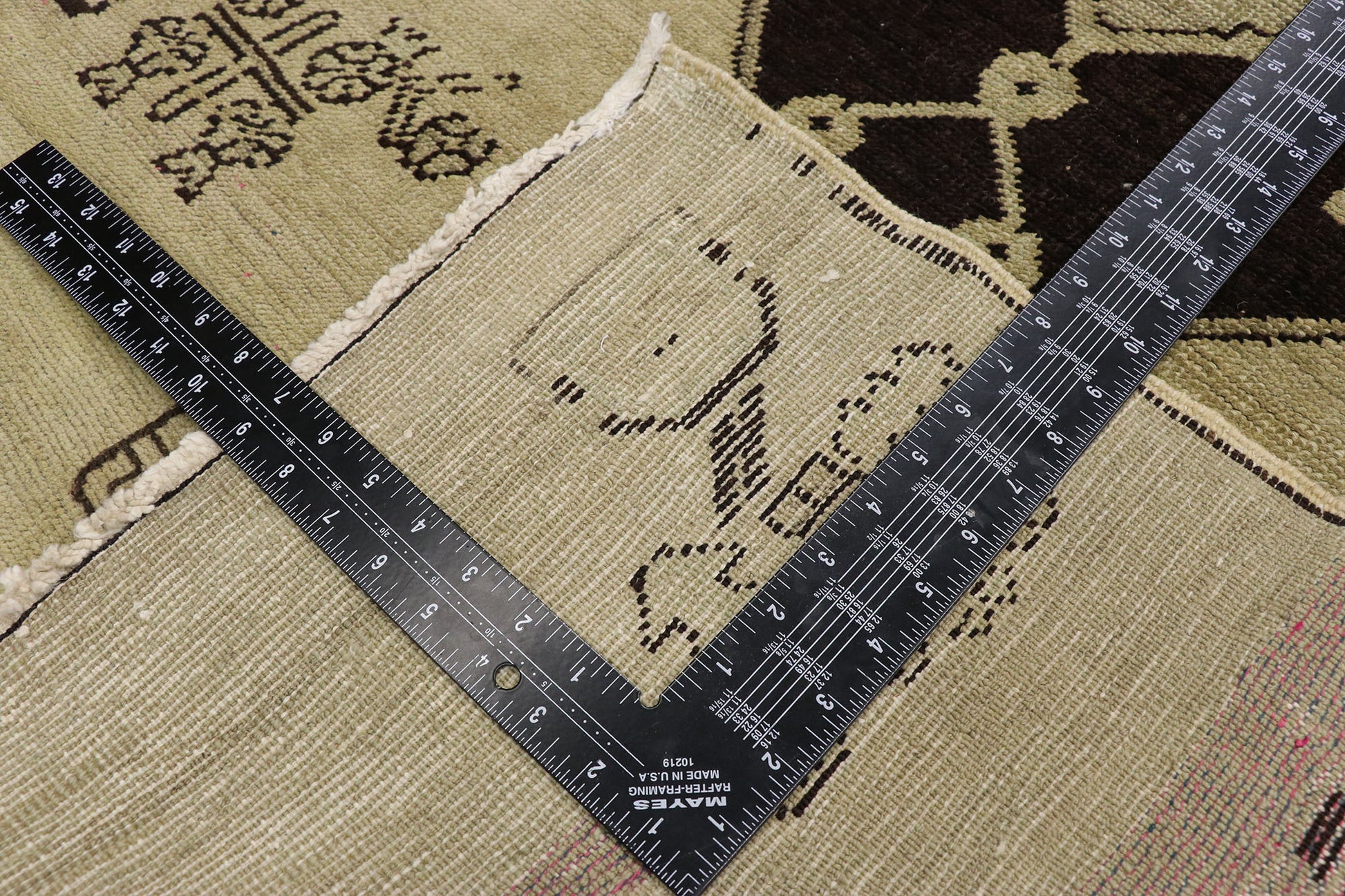 3 x 13 Vintage Oushak Rug 50834