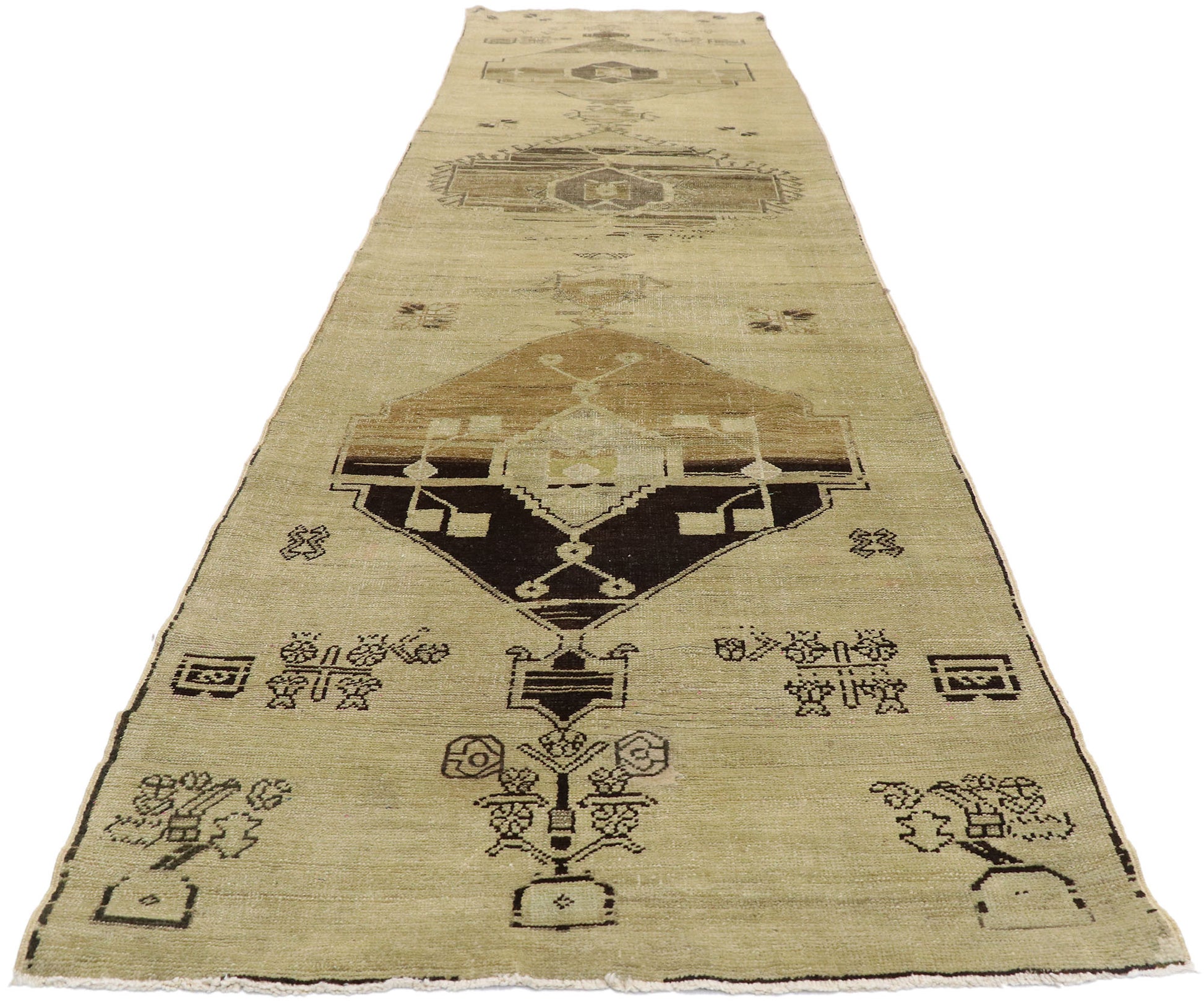 3 x 13 Vintage Oushak Rug 50834