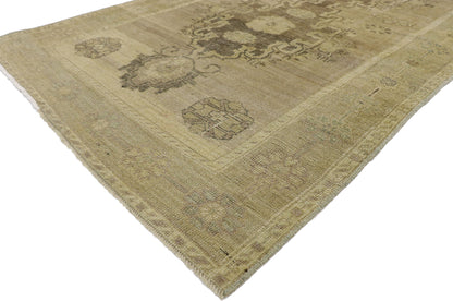 3 x 9 Vintage Turkish Oushak Rug 50838