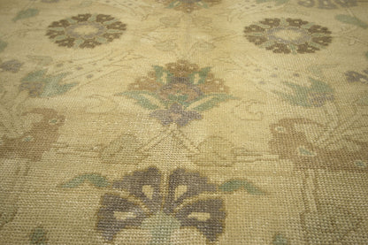 5 x 11 Vintage Turkish Oushak Rug 50843