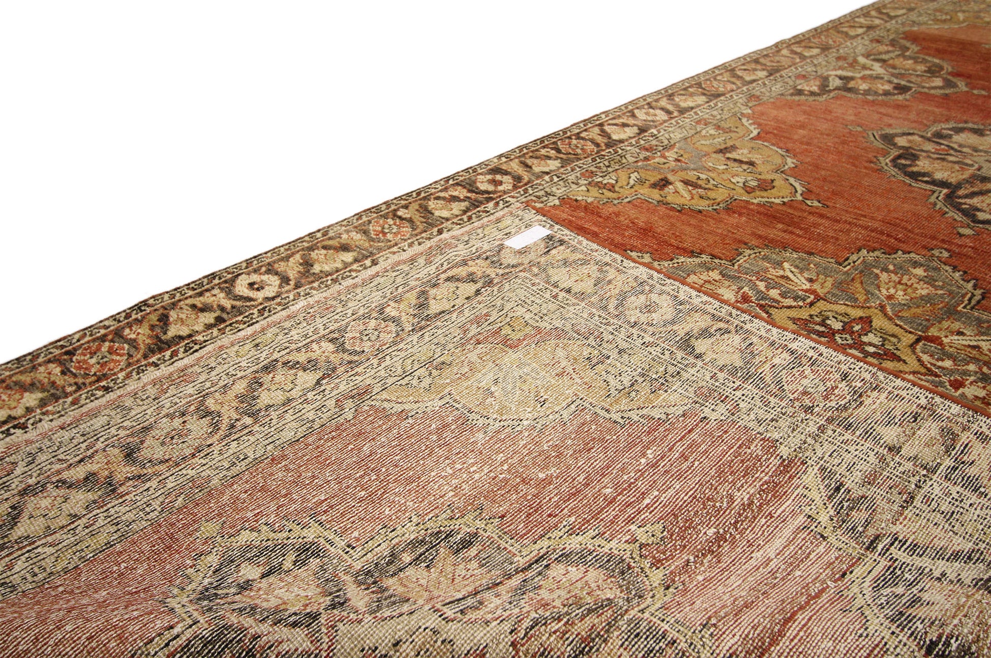 5 x 13 Vintage Turkish Oushak Rug 50844