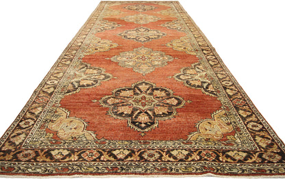 5 x 13 Vintage Turkish Oushak Rug 50844