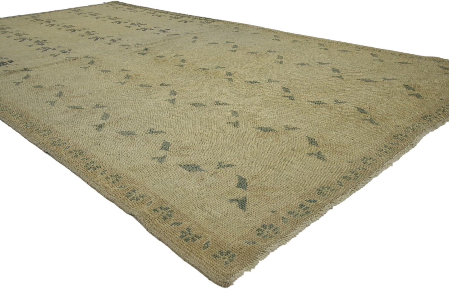 5 x 8 Vintage Oushak Rug 50848