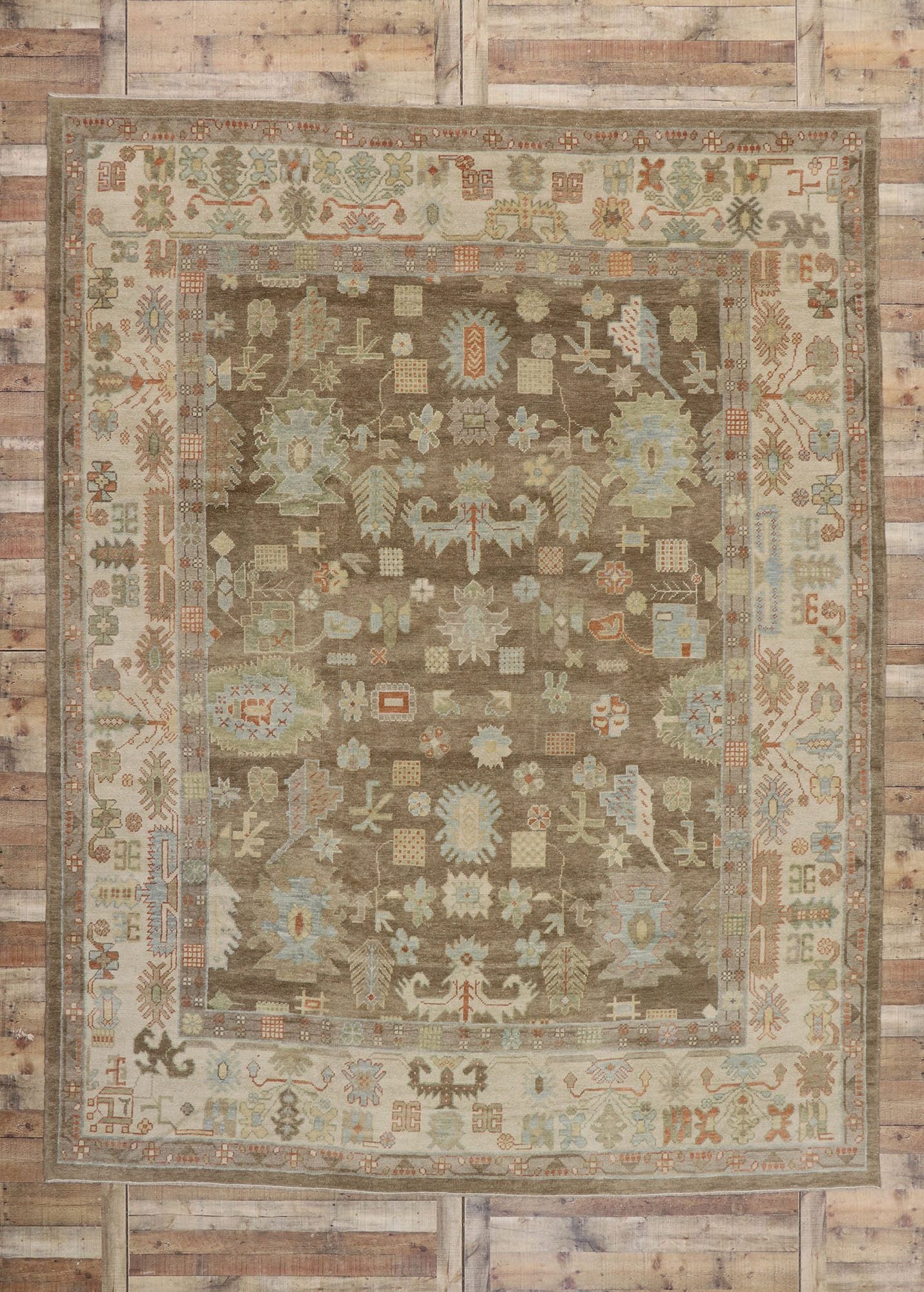 10 x 13 Turkish Oushak Rug 50853