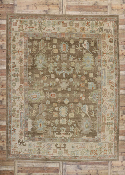 10 x 13 Turkish Oushak Rug 50853